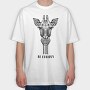 Giraffe Illustration, Tricou Oversize Barbati (Unisex)