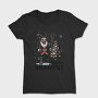 Merry Dark Krampus Cartoon, Tricou Femei