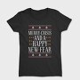 Merry Crisis Ugly Sweater, Tricou Femei
