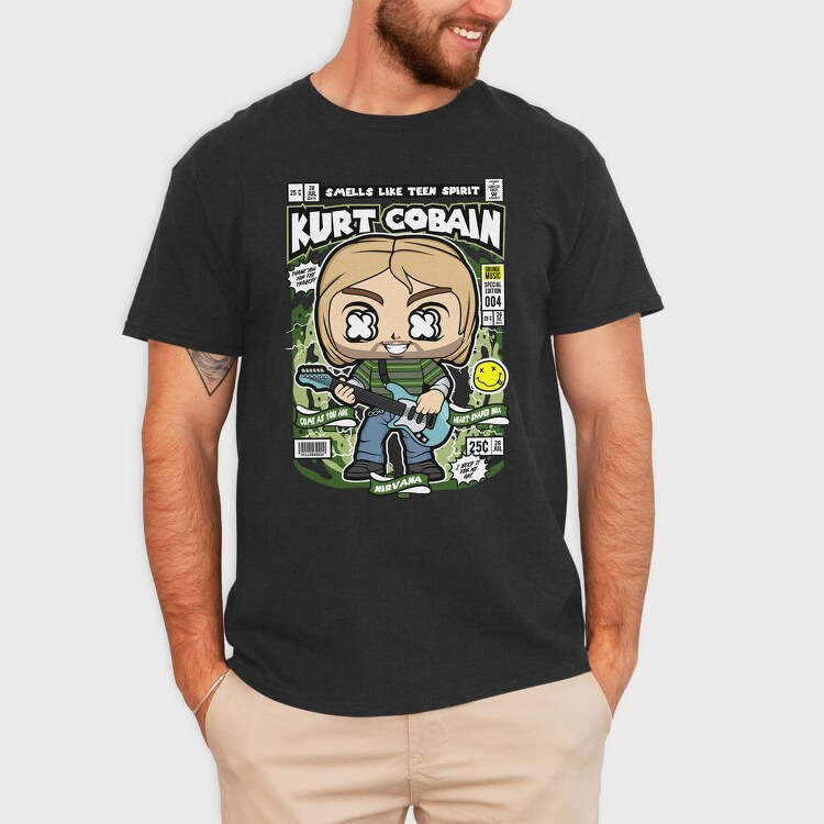 Grunge Spirit Guitar, Tricou Barbati (Unisex)