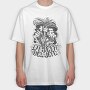 Skeleton Mexican Character Hand Drawn Jefa, Tricou Oversize Barbati (Unisex)