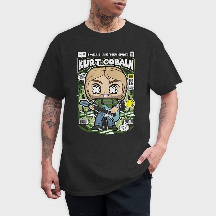 Grunge Spirit Guitar, Tricou Barbati (Unisex)