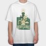 Merry Catmas Christmas, Tricou Oversize Barbati (Unisex)