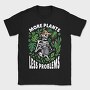 Skeleton Watering House Plants, Tricou Barbati (Unisex)