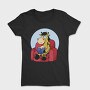 Giraffe Reading In Couch Jiraffe, Tricou Femei