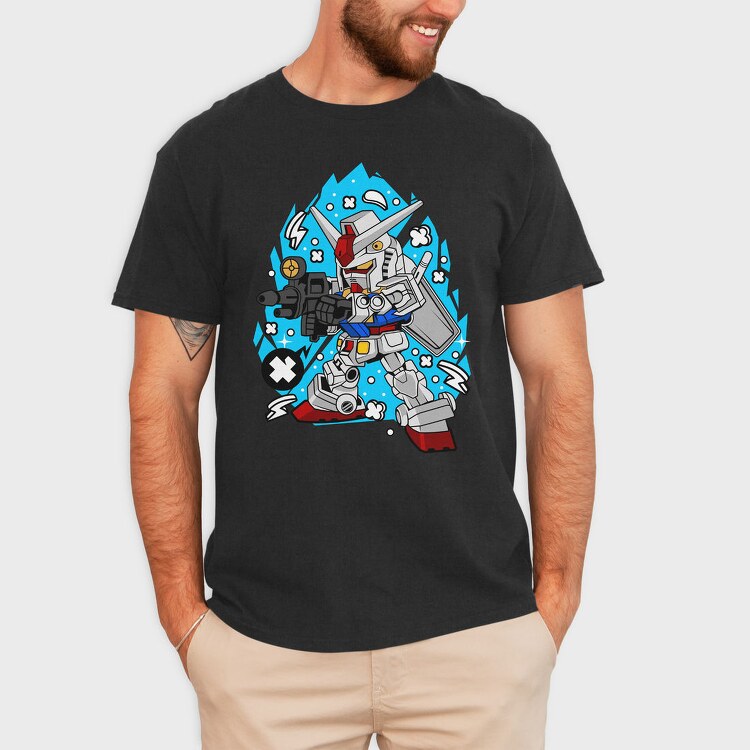 Gundam Burst Storm, Tricou Barbati (Unisex)