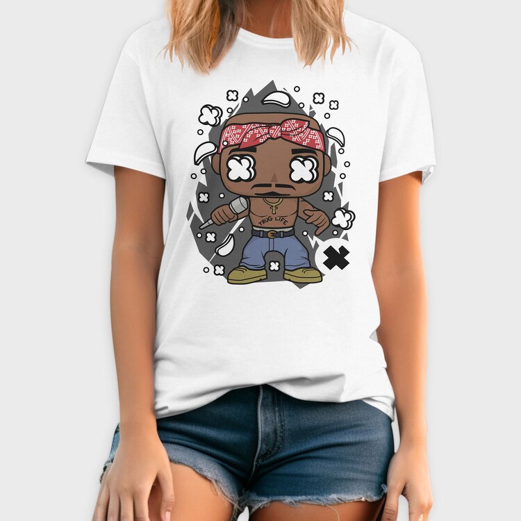 Thug Life Rapper, Tricou Barbati (Unisex)