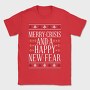Merry Crisis Ugly Sweater, Tricou Barbati (Unisex)