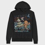 Merry And Bright Christmas, Hanorac Oversize Barbati (Unisex)