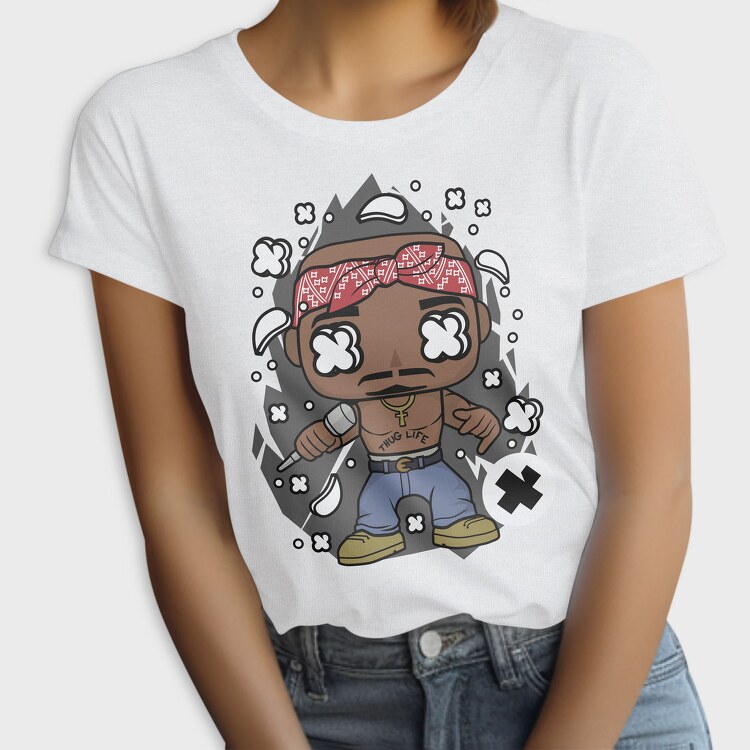 Thug Life Rapper, Tricou Femei