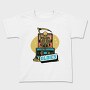 Skeleton With Oldies Cassettes, Tricou Copii