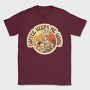 Skeleton With Coffee Retro Sunset, Tricou Barbati (Unisex)