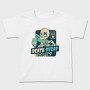 Skeleton With Caffeine Drink Death Coffee, Tricou Copii