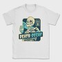 Skeleton With Caffeine Drink Death Coffee, Tricou Barbati (Unisex)