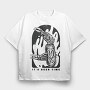 Skeleton Opening Beer Can It S Beer Time, Tricou Oversize Barbati (Unisex)