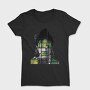 Woman In Nature Collage Framed Portrait Girl, Tricou Femei