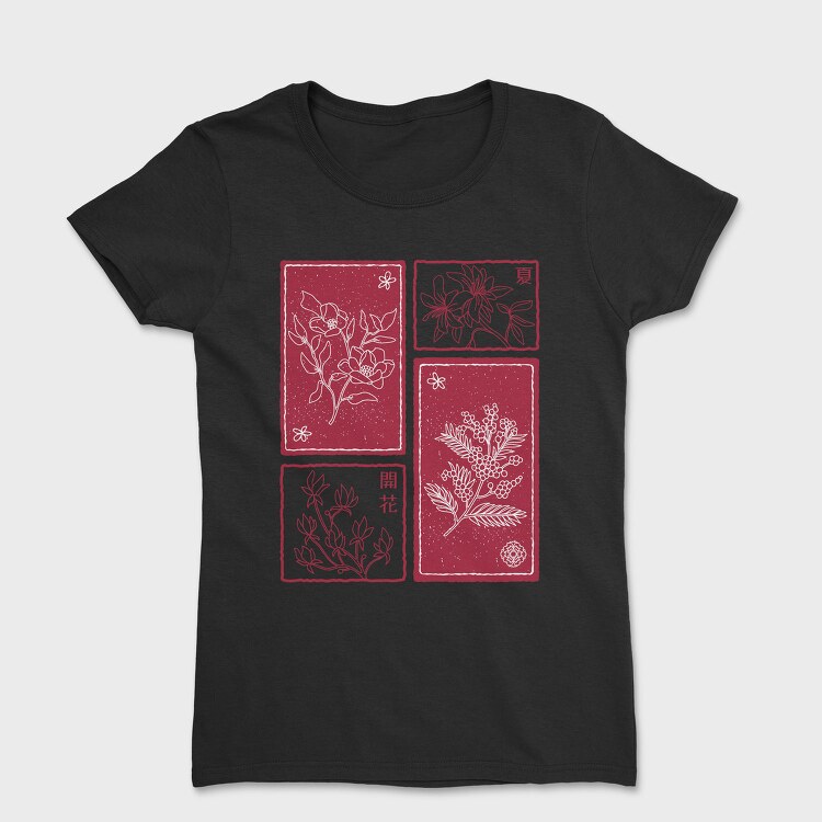 Simple Sakura Flowers 06, Tricou Femei