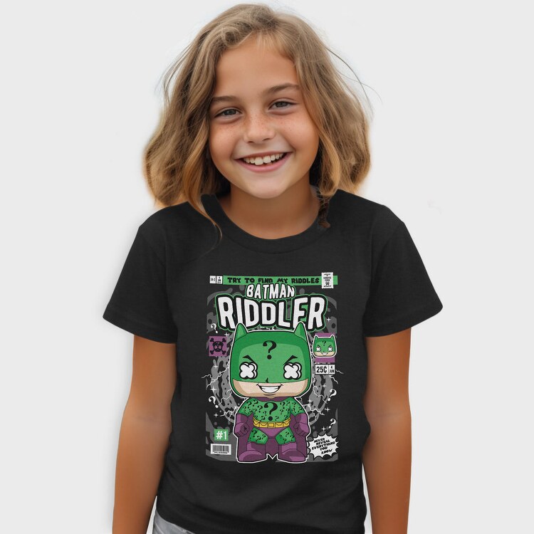 Batman Riddler Mystery, Tricou Copii