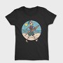 Skeleton At The Beach Sunshade, Tricou Femei