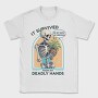 Skeleton Gardener Humor It Survived, Tricou Barbati (Unisex)