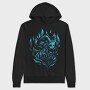 Skeleton Demon Dark Creature Darkness 01, Hanorac Oversize Barbati (Unisex)