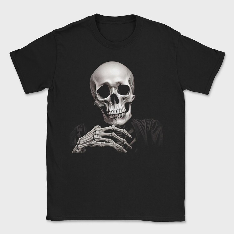 Skeleton Character Thinking, Tricou Barbati (Unisex)