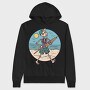 Skeleton At The Beach Sunshade, Hanorac Oversize Barbati (Unisex)