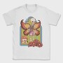 Skeleton And Flowers Skull Fairy, Tricou Barbati (Unisex)