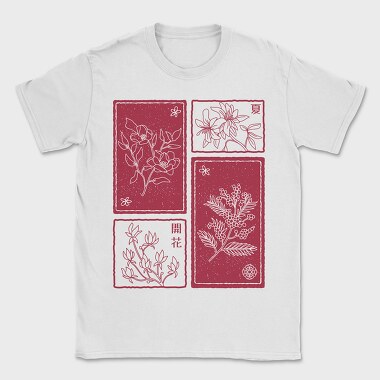 Simple Sakura Flowers 06, Tricou Barbati (Unisex)