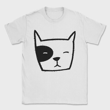 Simple Dog Face, Tricou Barbati (Unisex)