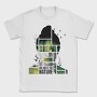 Woman In Nature Collage Framed Portrait Girl, Tricou Barbati (Unisex)