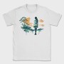 Woman And Nature Watercolor, Tricou Barbati (Unisex)