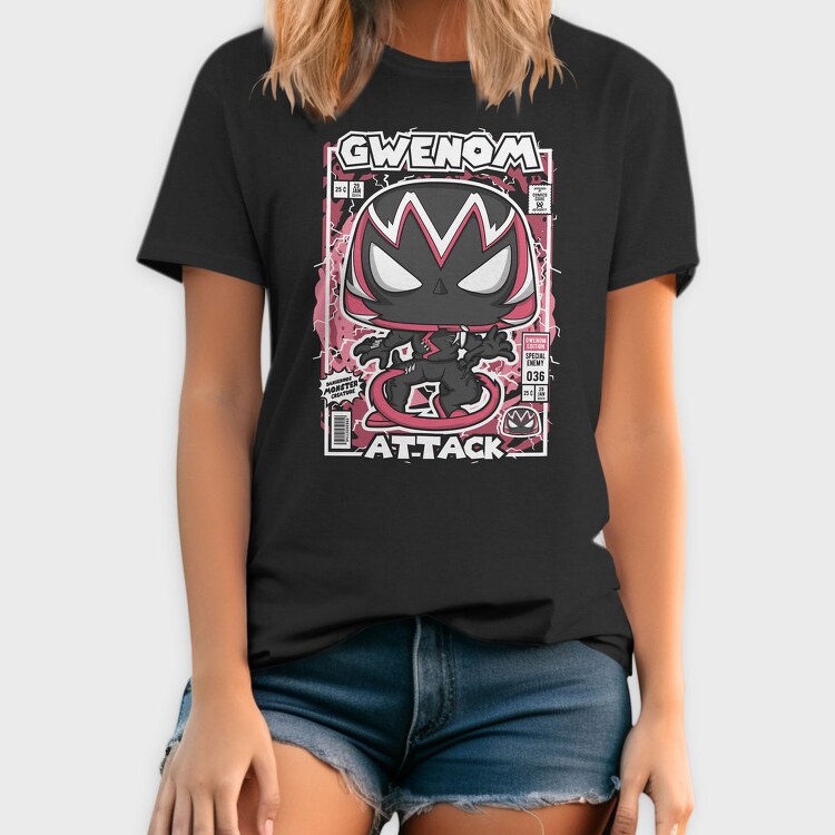 Gwenom Attack, Tricou Barbati (Unisex)