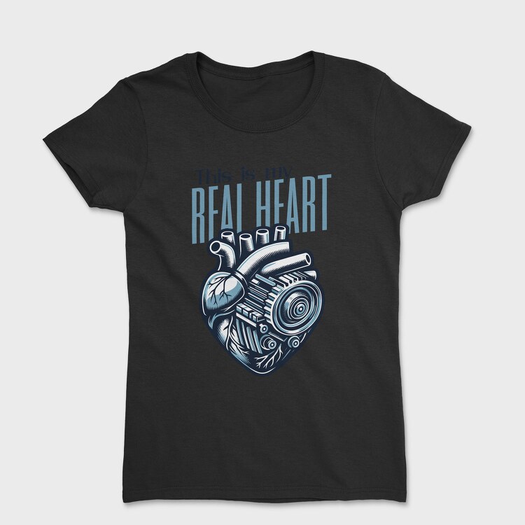 Mechanical Heart Anatomy Real Heart, Tricou Femei