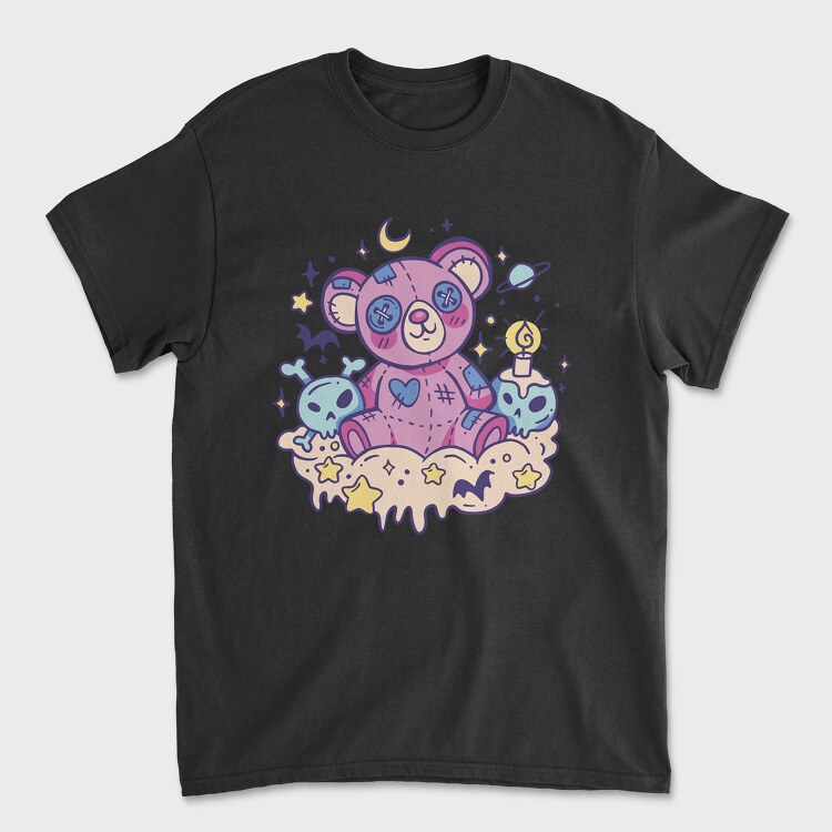 Teddybear Creepy Kawaii, Tricou Barbati (Unisex)
