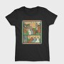 Medieval Cat Animal Painting Asking For Fish, Tricou Femei