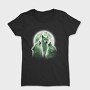Wolves Howling At The Moon Wolf And, Tricou Femei
