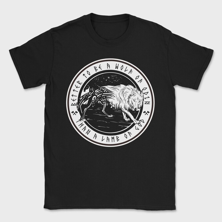 Wolf Of Odin Fenrir, Tricou Barbati (Unisex)