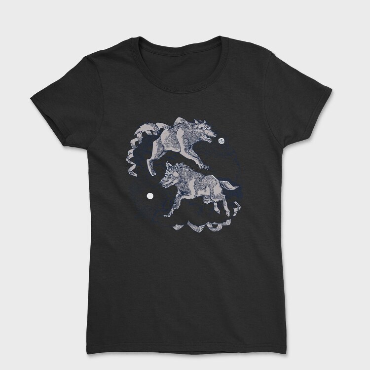 Wolves From Norse Mythology Skoll Hati, Tricou Femei