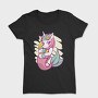 Mermaid Unicorn Sea Corn, Tricou Femei
