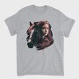 Woman And Horse Animal Girl, Tricou Barbati (Unisex)