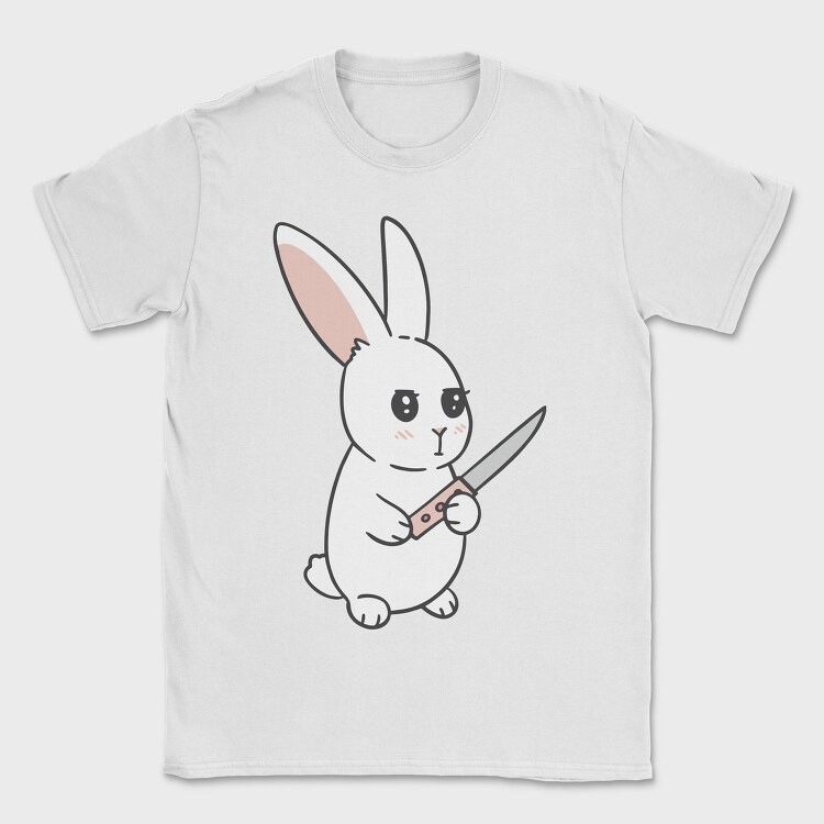 Menacing Psycho Bunny, Tricou Barbati (Unisex)