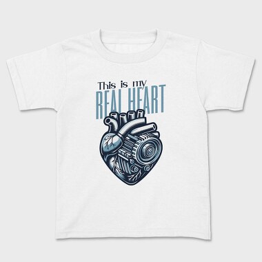 Mechanical Heart Anatomy Real Heart, Tricou Copii