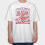 Majestic Dragon In The Clouds, Tricou Oversize Barbati (Unisex)