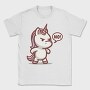 Grumpy Denial Unicorn No, Tricou Barbati (Unisex)