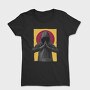 Man Praying In A Hood Realistic, Tricou Femei