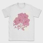 Grunge Triangle Flowers, Tricou Barbati (Unisex)