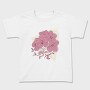 Grunge Triangle Flowers, Tricou Copii