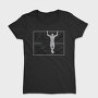 Man Doing Pull Ups Calisthenics Pull Up Shut Up, Tricou Femei
