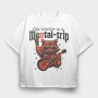 Guitar Playing Raccoon, Tricou Oversize Barbati (Unisex)